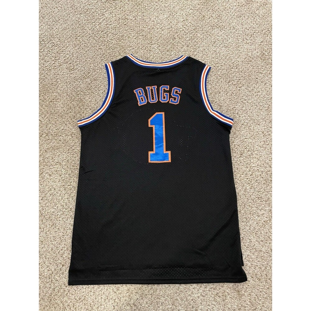 Mens Small Bugs Bunny  Basketball Jersey Stitched Space Jam 90s Jordan - Picture 2 of 4